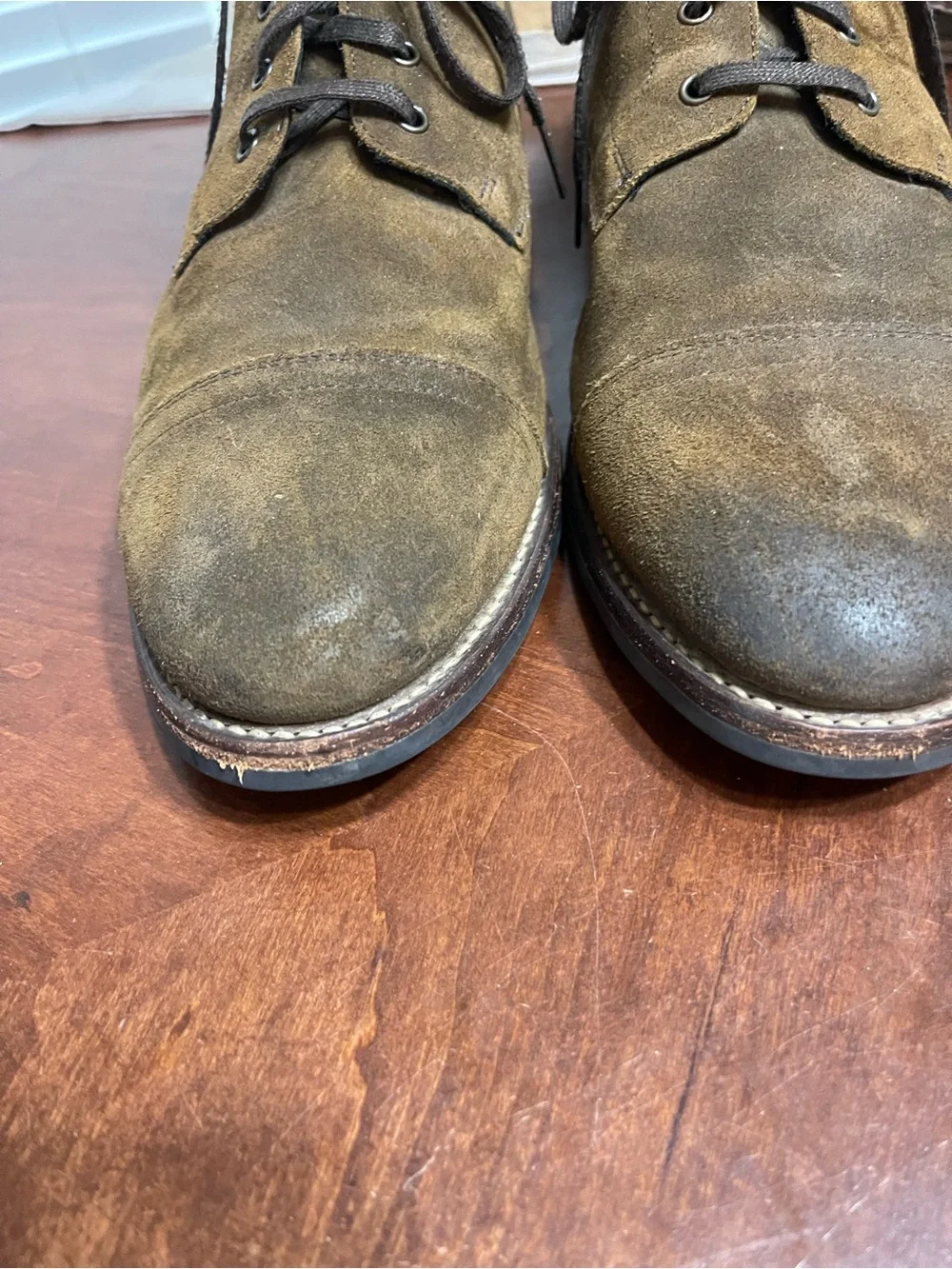 Thursday Boot Co Cadet Cap Toe Lace Up Boots Moccad